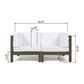 Oana - 2 Piece Loveseat Set With Water Resistant Cushions