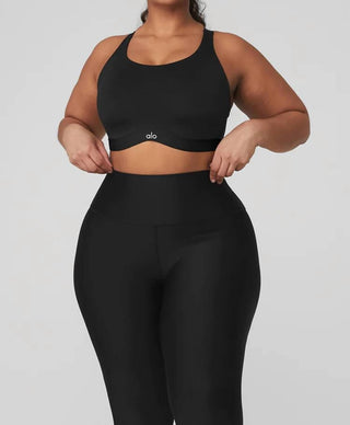 Alo Yoga - Sutiã esportivo de alto impacto Power Play