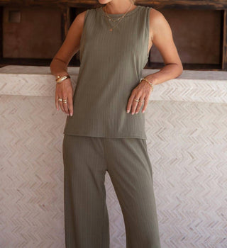 Phie Collective - Knitted Flared Pant