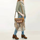 American Darling - Tooled Leather Fringe Crossbody Bag