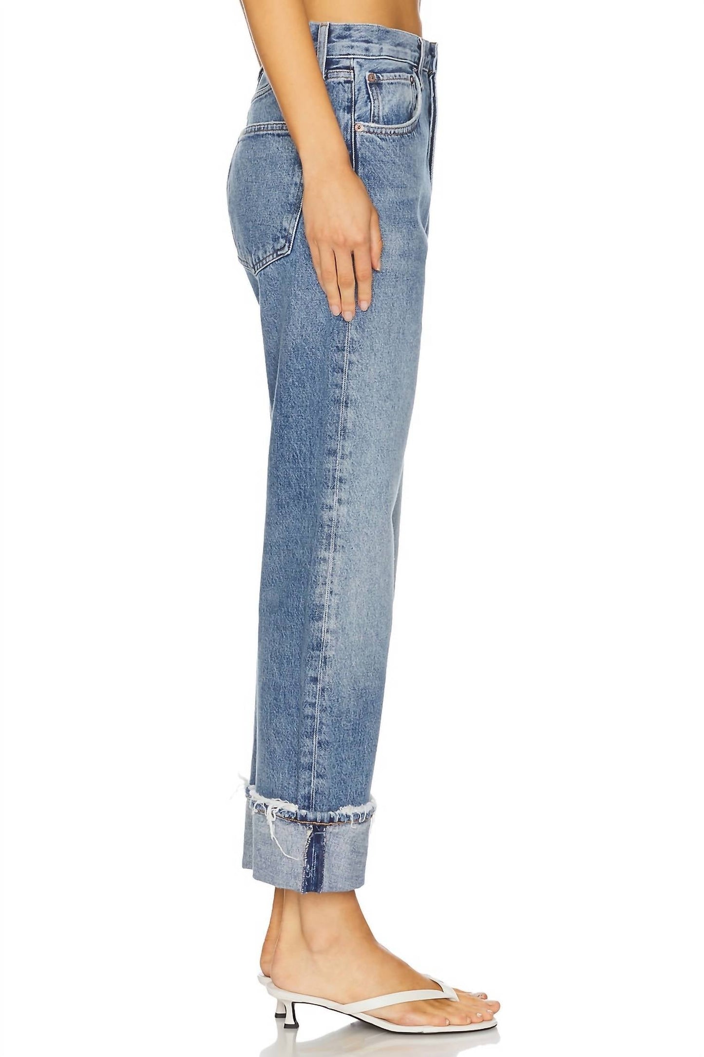 Agolde - Fran Low Slung Straight Jean