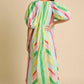 Fantastic Fawn - Poplin Striped Maxi Dress