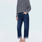 Pistola - Women's Kacey Mid Rise Cuffed Boyfriend Jeans