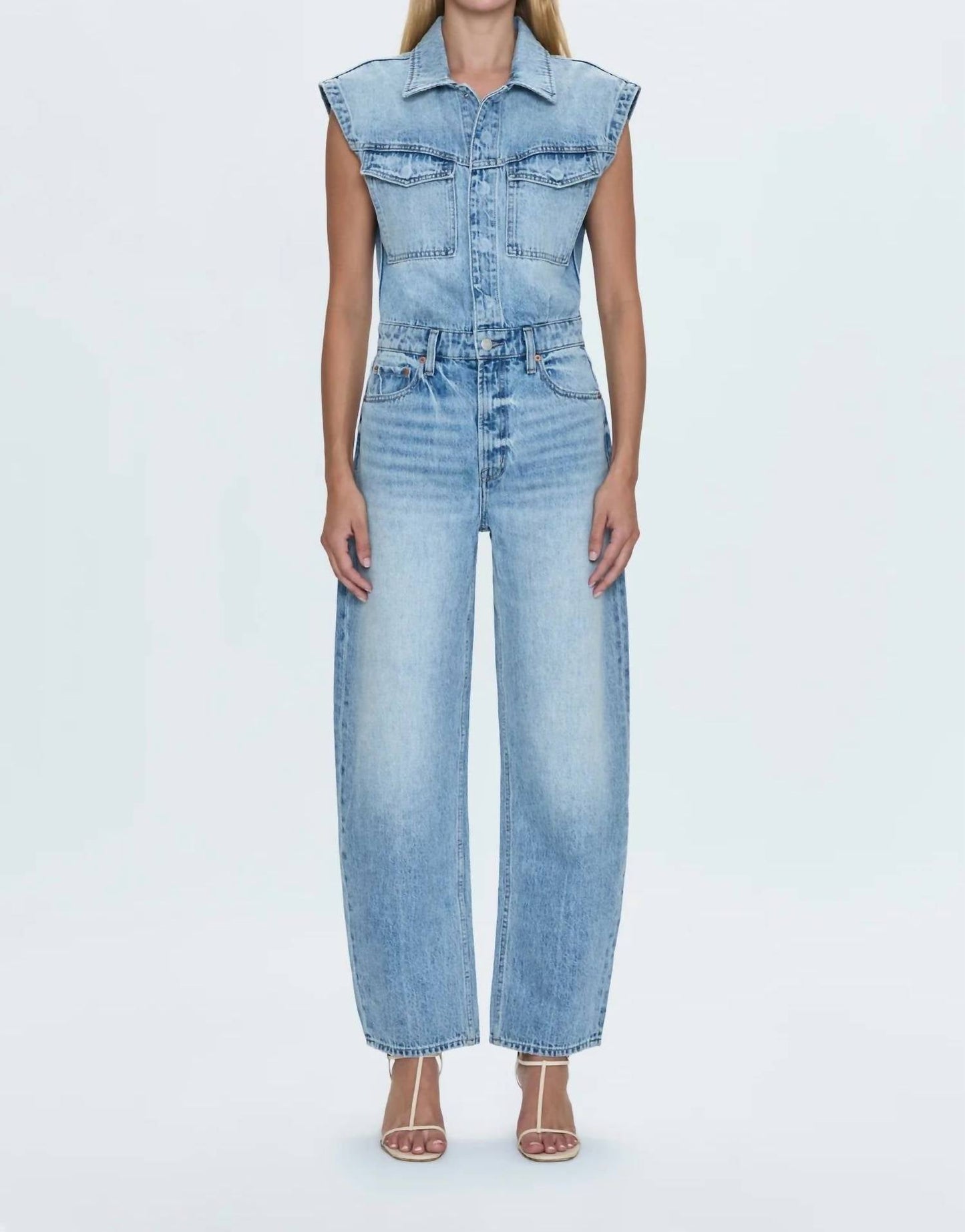 Pistola - Ace Sleeveless Barrel Leg Jumpsuit