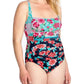 Johnny Was - Japer Ruched One Piece Swimsuit