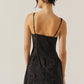 Astr - Yamila Eyelet Corset Midi Dress