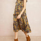 Entro - Ruffled Pocket Printed Dress