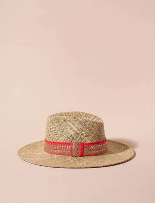 Faire - Women's Cesar Rosa Straw Hat