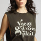 Recycled Karma - Vacay S'il Vous Plaît Muscle Tank