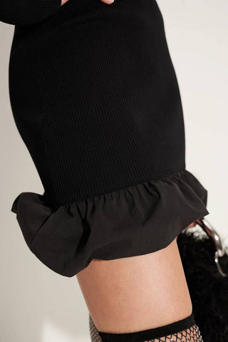 Simon Miller - Otto Knit Poplin Combo Dress