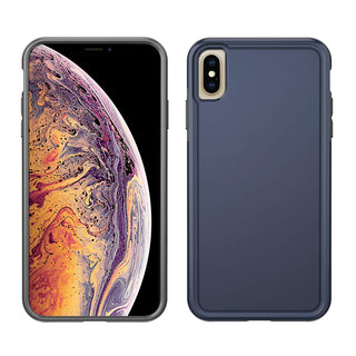 Capa de proteção fina de camada dupla Pelican Adventurer para iPhone Xs Max - Azul marinho
