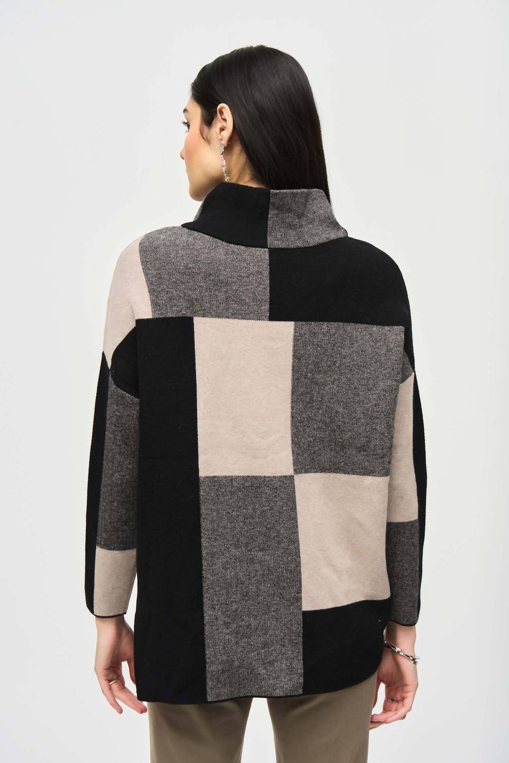 Joseph Ribkoff - Color Block Jacquard Pullover
