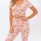 Le Lis - Floral Print Ruched Top
