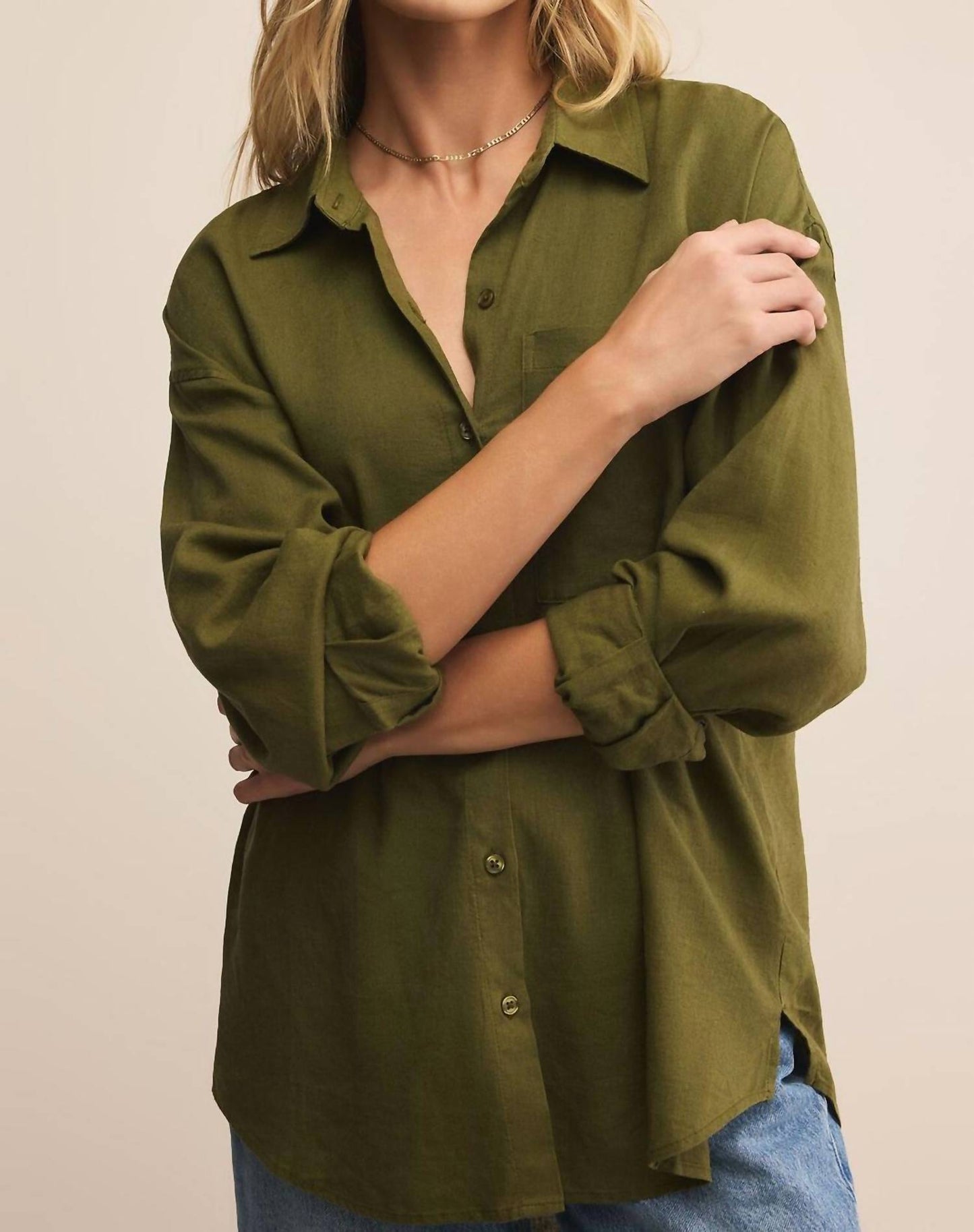 Z Supply - Alfie Linen Button Up Shirt