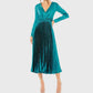 Mac Duggal - Long Sleeve Midi Dress