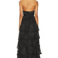 Astr - Adamaris Tiered Halter Maxi Dress