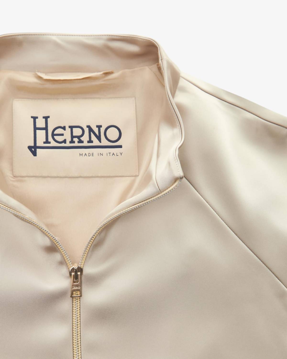 Herno - Women's Satin Jacket With Zip