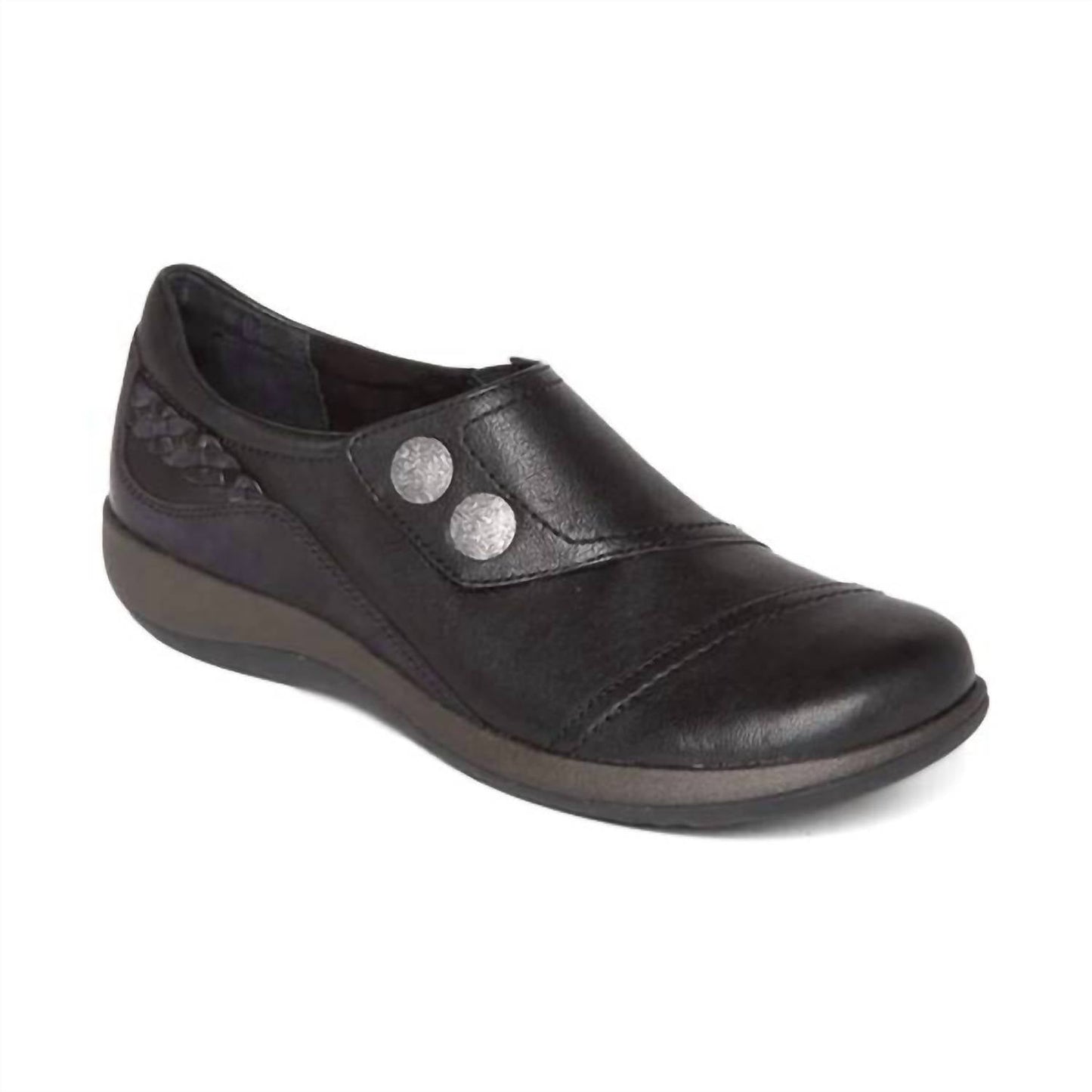 Aetrex - Women's Karina Leather Monk Strap Shoe