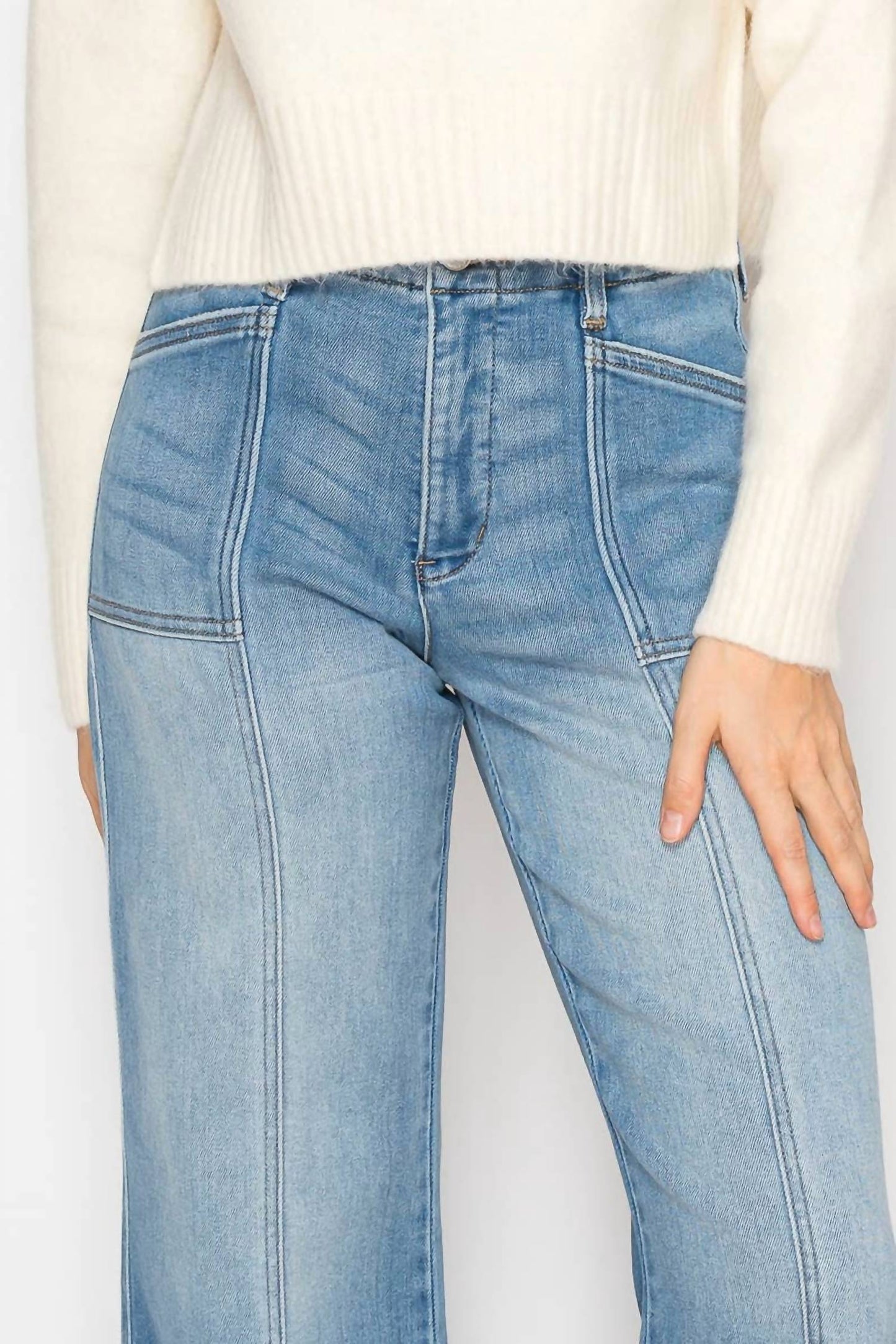 Artemis Vintage - Savannah Tummy Control Slim Palazzo Jeans