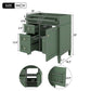 Bathroom Vanity With 2 Drawers and Tip-Out Drawer Storage Cabinet