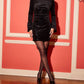 Fifteen Twenty - Laurel Bell Sleeve Sequin Mini Dress