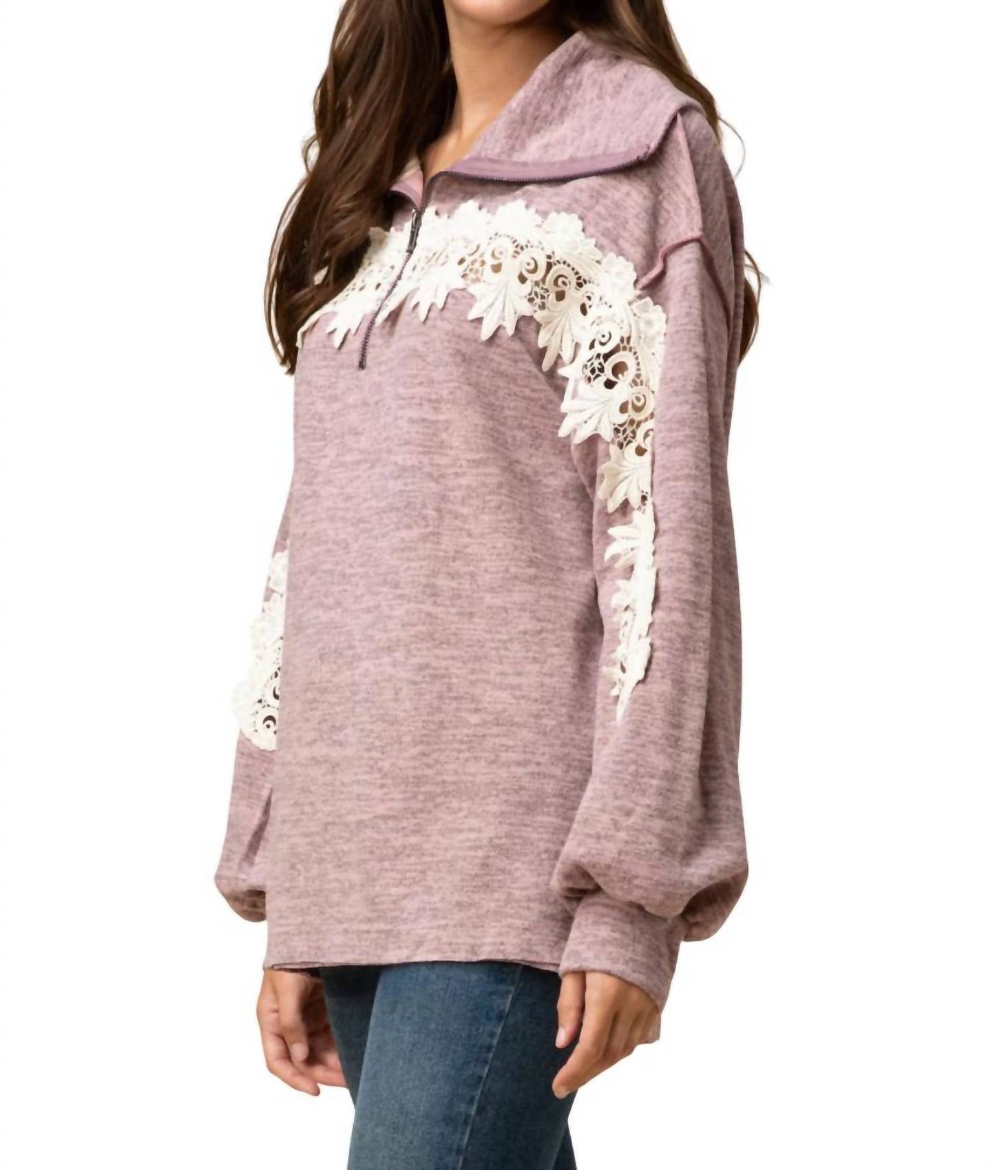 Entro - All About the Lace Pullover