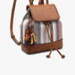 Jen & Co. - Women's Kourtney Two Tone Backpack