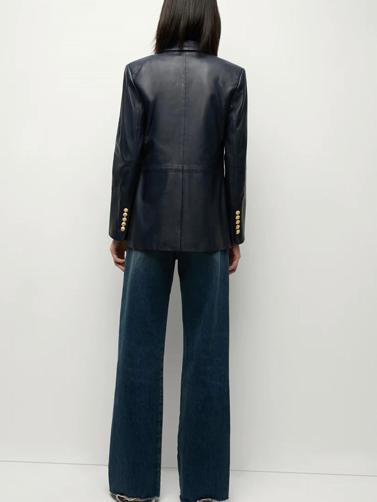 Veronica Beard - Jaqueta Vega Leather Dickey