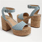 Sam Edelman - Women's Immie Ankle Strap Open Toe Block Heeled Sandals