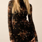 Promesa - Floral Print Lace Dress