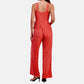 41 Hawthorn - Polka Dot Wide Leg V-neck Jumpsuit