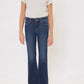 Kancan - Calça Jeans Flare Aster Cintura Média