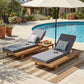 Lounge Chaise Set with Space Available on One Side
