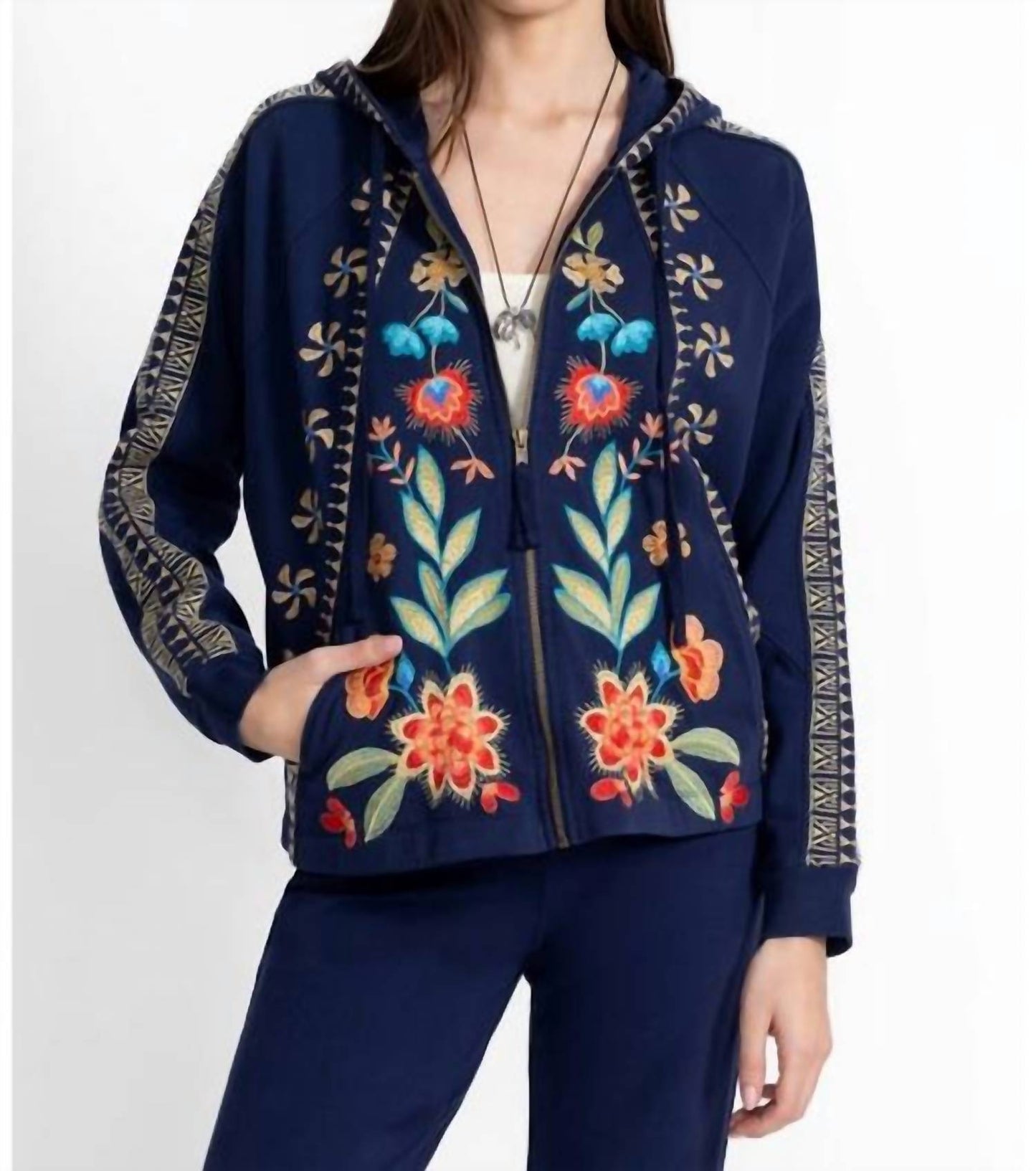 Johnny Was - DOLMAN SEAMED SWEATSHIRT