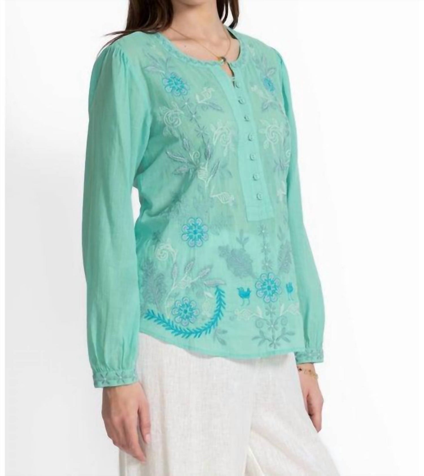Johnny Was - FIELD HENLEY BLOUSE YOHANA