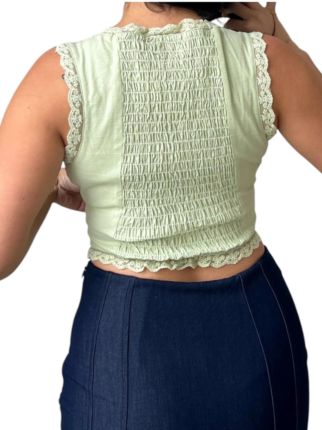 Bailey Rose - Avery Lace Crop Top