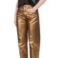 6397 - Women's Coated Pitched Baggy Jean