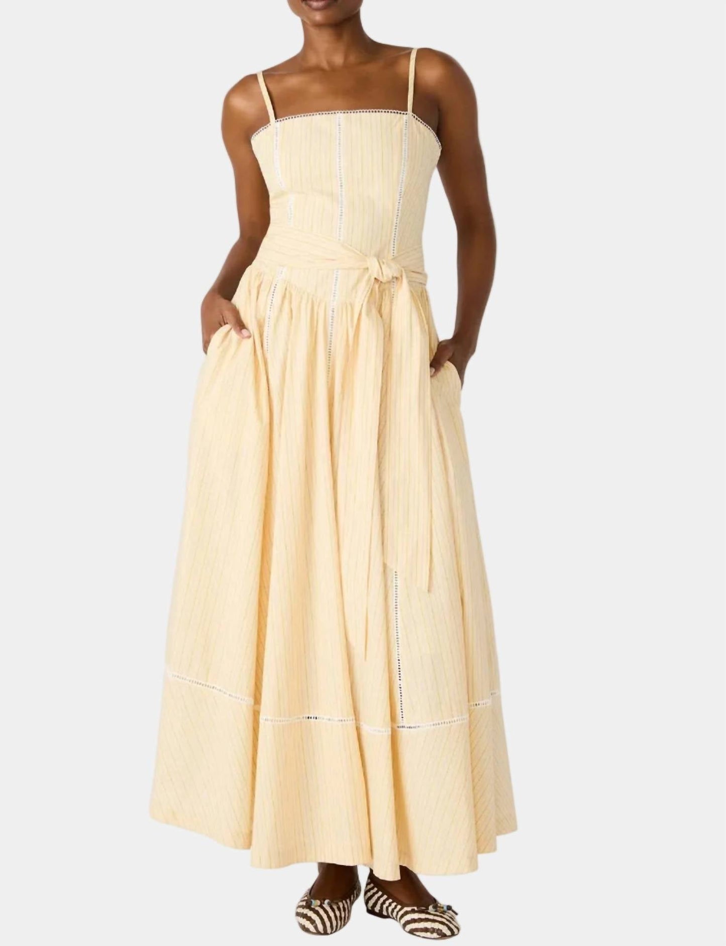 Steve Madden - Emma Pinstripe Maxi Dress