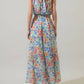 Sugarlips - Ezia Garden Jetter Halter Maxi Dress