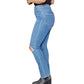 Paige - Accent Straight Leg Jeans