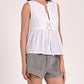 Elan - Sleeveless Flyaway Top