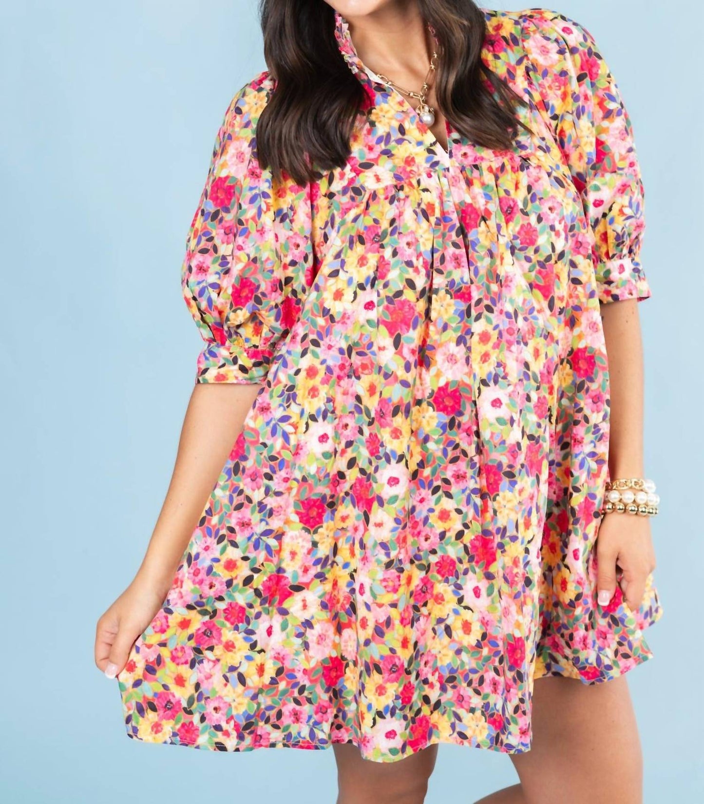 Entro - Vivid Blossom Dress