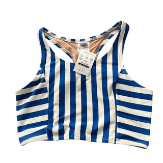 J.Crew - Top de biquíni com painéis para meninas