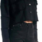 Elan - Graffiti Rock & Love Cropped Jacket