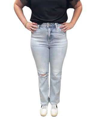 Risen - Calça Jeans Crop Flare Light Hr