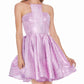 Alyce Paris - Metallic Mini Dress