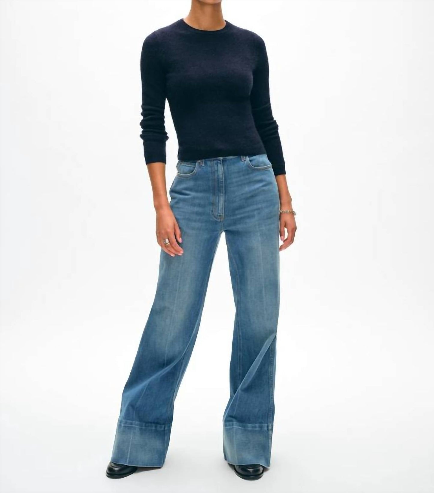 White + Warren - Cashmere Slim Stretch Crew