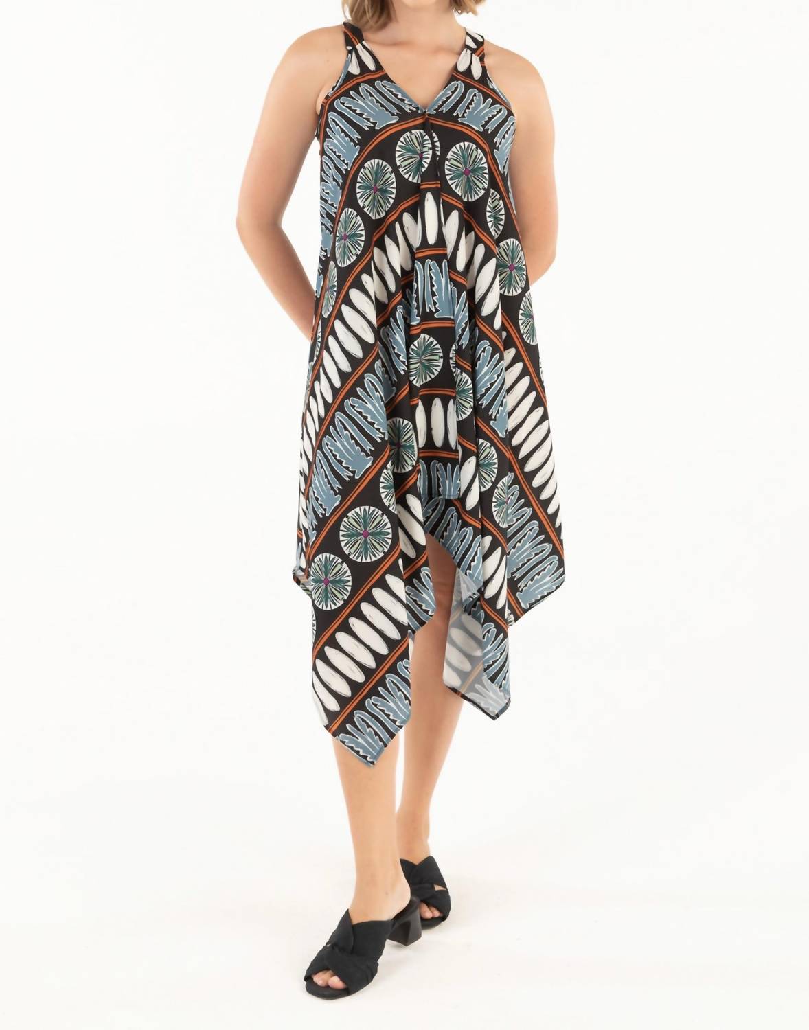 Isle By Melis Kozan - Handkerchief Midi Trapeze Dress