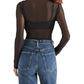 Steve Madden - Azure Sheer Mesh Bodysuit