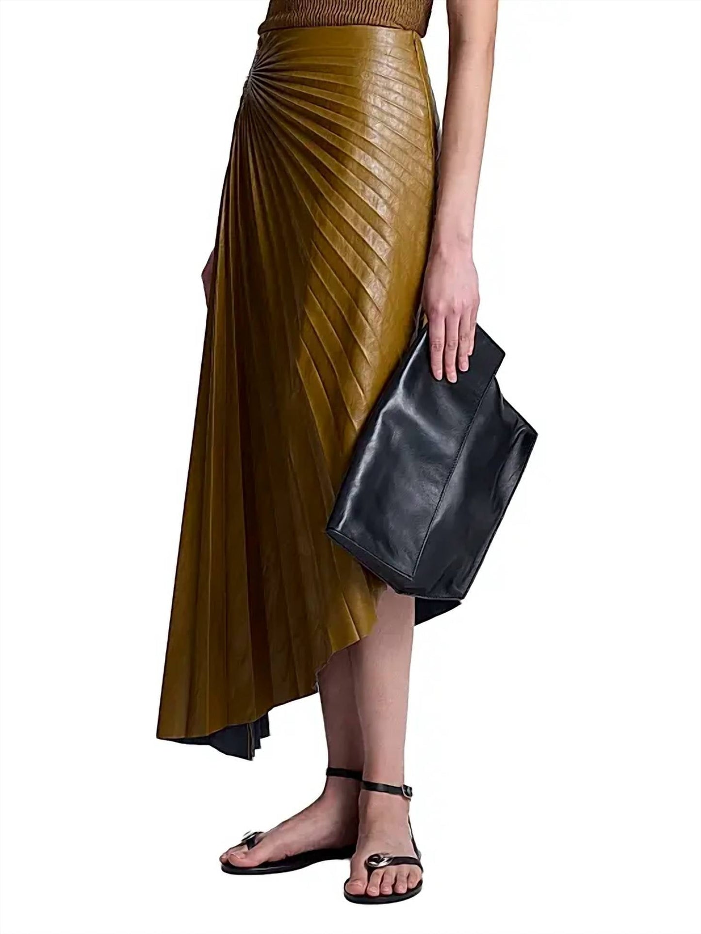 A.L.C. - Tracy Vegan Leather Skirt